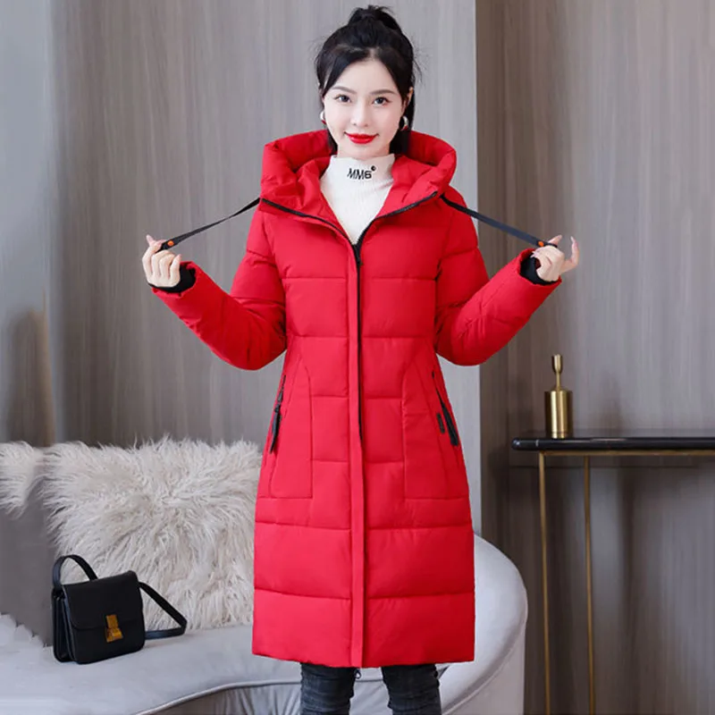 New Arrival Autumn Winter Thicken Female Warm Long Parka Women Casual Solid Color Loose Hooded Coat Jackets Outwear 2024 NEW
New Arrival Autumn Winter Thicken Female Warm Long Parka Women Casual Solid Color Loose Hooded Coat Jackets Outwear 2024 NEW