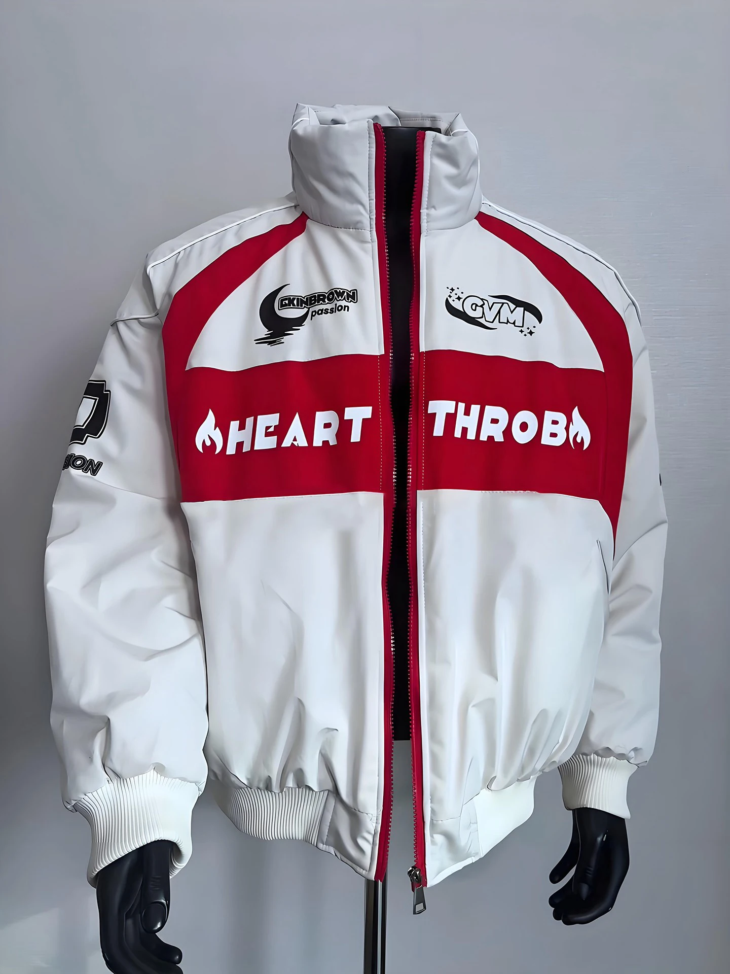 American Sle Patchwork ort Men's down Jaet Winter Faion Vintage Motorcycle Cotton Coat Stand Collar Racing Cotton Clo...
American Sle Patchwork ort Men's down Jaet Winter Faion Vintage Motorcycle Cotton Coat Stand Collar Racing Cotton Clo...