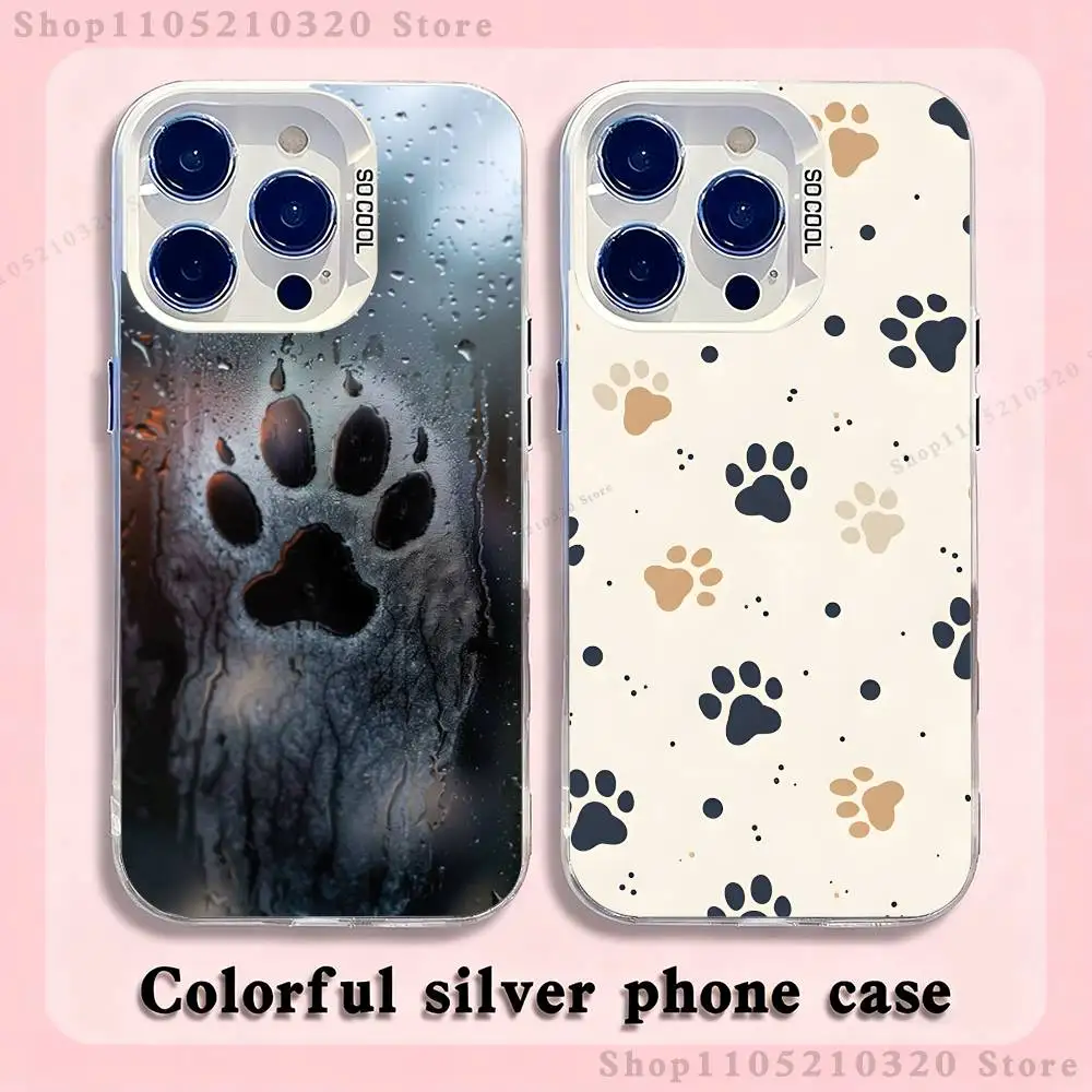Pet paw prints Phone Case For iPhone 17,16,15,14,13,12,11,Pro,XS,Max,Plus,Mini,SE4,E white Matte Shockproof Cover
Pet paw prints Phone Case For iPhone 17,16,15,14,13,12,11,Pro,XS,Max,Plus,Mini,SE4,E white Matte Shockproof Cover