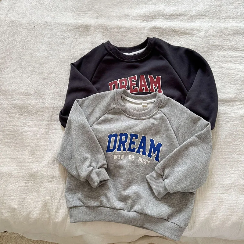 MILANCEL New Autumn Kids Hoodie 1-9T Letter Girls Sweatshirt Loose Korean Cotton Children Long Sleeves Pullover Boys Tops
MILANCEL New Autumn Kids Hoodie 1-9T Letter Girls Sweatshirt Loose Korean Cotton Children Long Sleeves Pullover Boys Tops