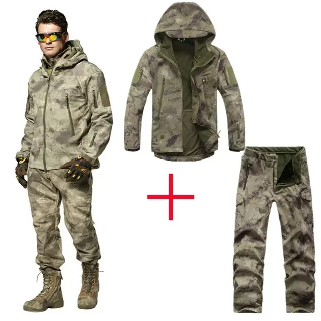 Men Outdoor Waterproof Jackets TAD V 5.0 XS Softshell Hunting Outfit Thermal Clothes Tactical Camping Hiking Breath Sport Suit
Men Outdoor Waterproof Jackets TAD V 5.0 XS Softshell Hunting Outfit Thermal Clothes Tactical Camping Hiking Breath Sport Suit