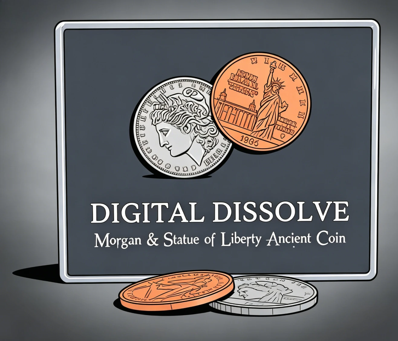 Digital Dissolve (Morgan & Statue of Liberty Ancient Coin) Magic Trick Copper & Silver Coin Transposition Close-Up Illusions
Digital Dissolve (Morgan & Statue of Liberty Ancient Coin) Magic Trick Copper & Silver Coin Transposition Close-Up Illusions
