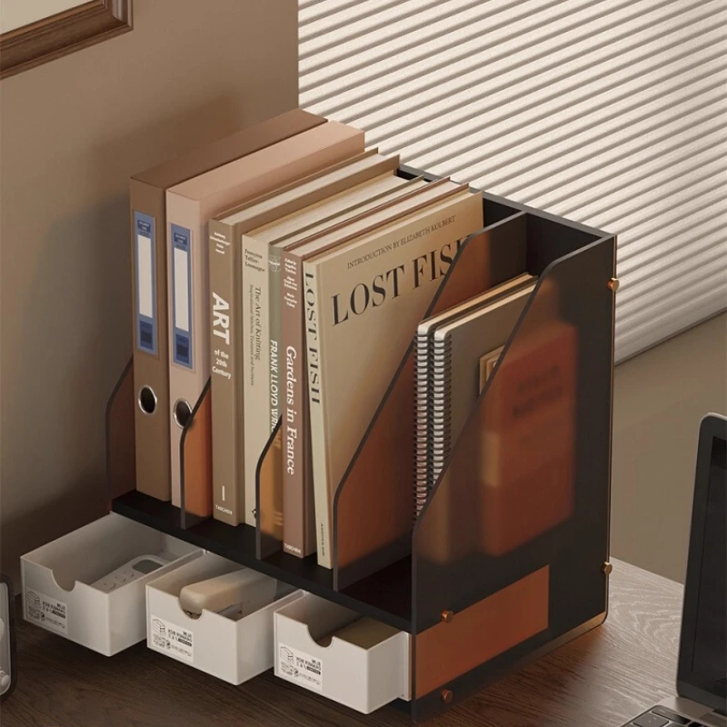 Multilayer Vertical Desktop Acrylic File Organizer Modern Office Desk Document Holder Paper Tray Shelf for Workplace Storage
Multilayer Vertical Desktop Acrylic File Organizer Modern Office Desk Document Holder Paper Tray Shelf for Workplace Storage