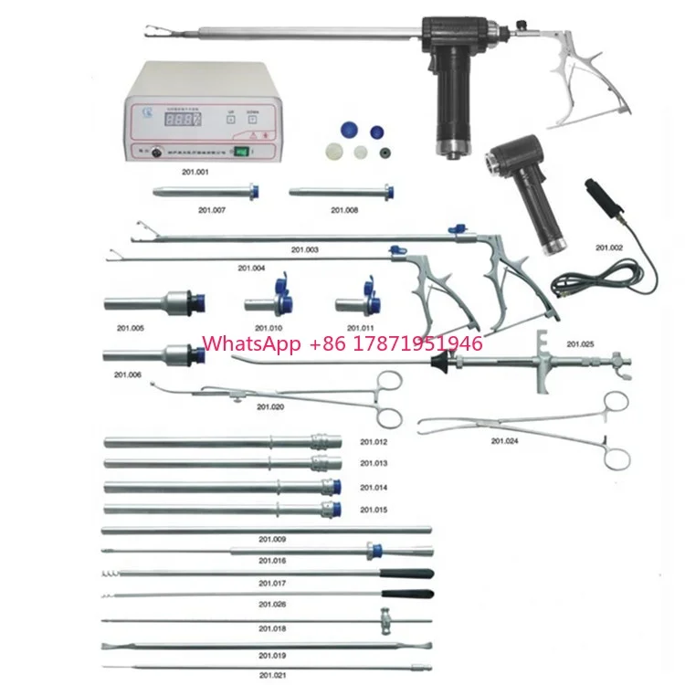 Set of Reusable Gynaecology instruments stainless steel and plastic Electric uterus cutter
Set of Reusable Gynaecology instruments stainless steel and plastic Electric uterus cutter