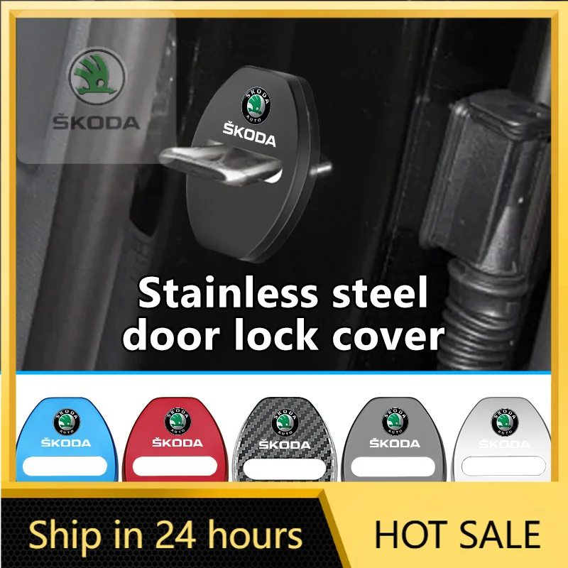 4Pcs Car Door Lock Cover Stainless Steel Protection Accessories For Skoda S Kodiaq Octavia 2 3 Yeti Karoq Rapid Fabia VII VRS
4Pcs Car Door Lock Cover Stainless Steel Protection Accessories For Skoda S Kodiaq Octavia 2 3 Yeti Karoq Rapid Fabia VII VRS