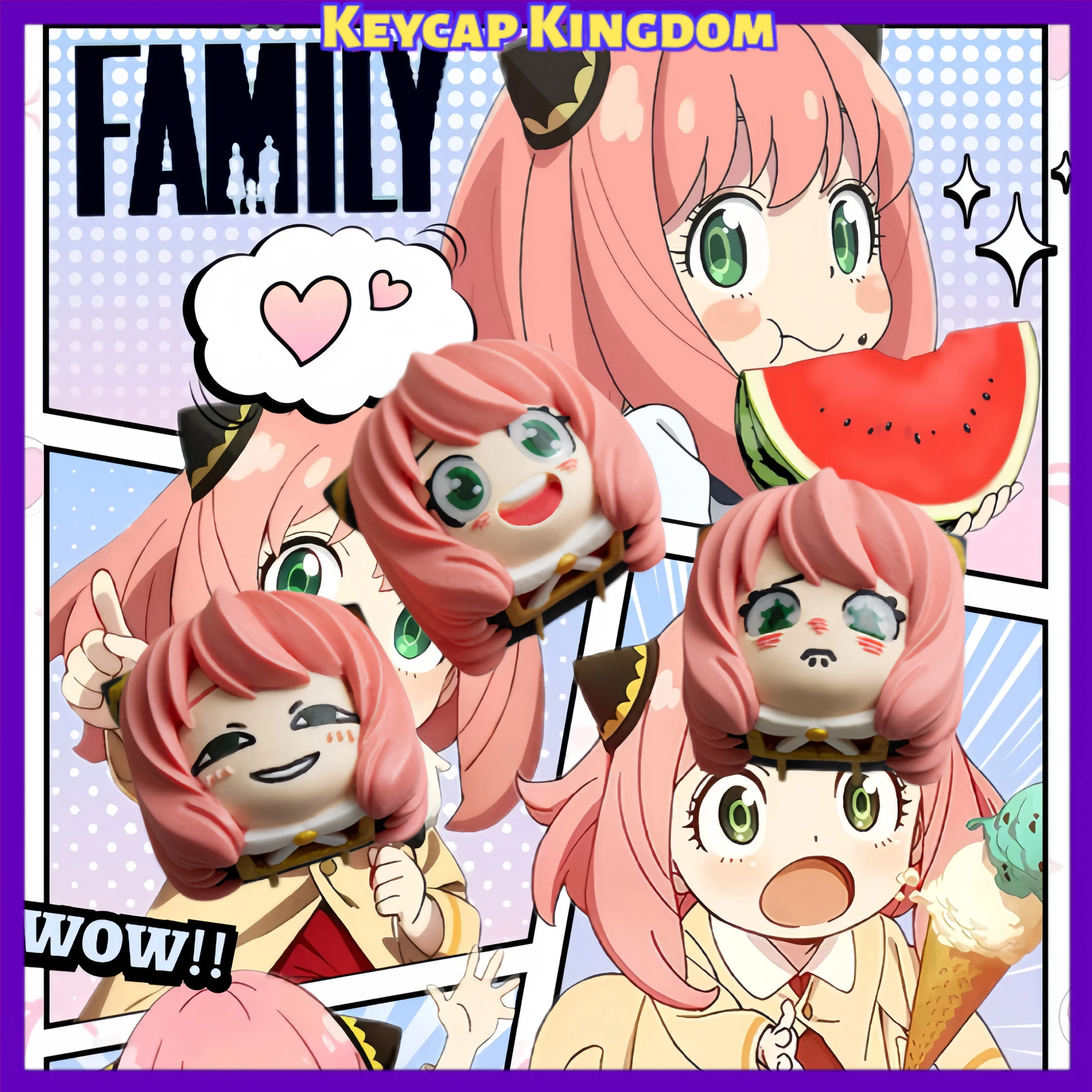 Spy x Family Anya Themed Anime Resin Artisan Keycap DIY Custom Cute Keycap Mechanical Keyboard Desktop Ornament Gift Collectible
Spy x Family Anya Themed Anime Resin Artisan Keycap DIY Custom Cute Keycap Mechanical Keyboard Desktop Ornament Gift Collectible