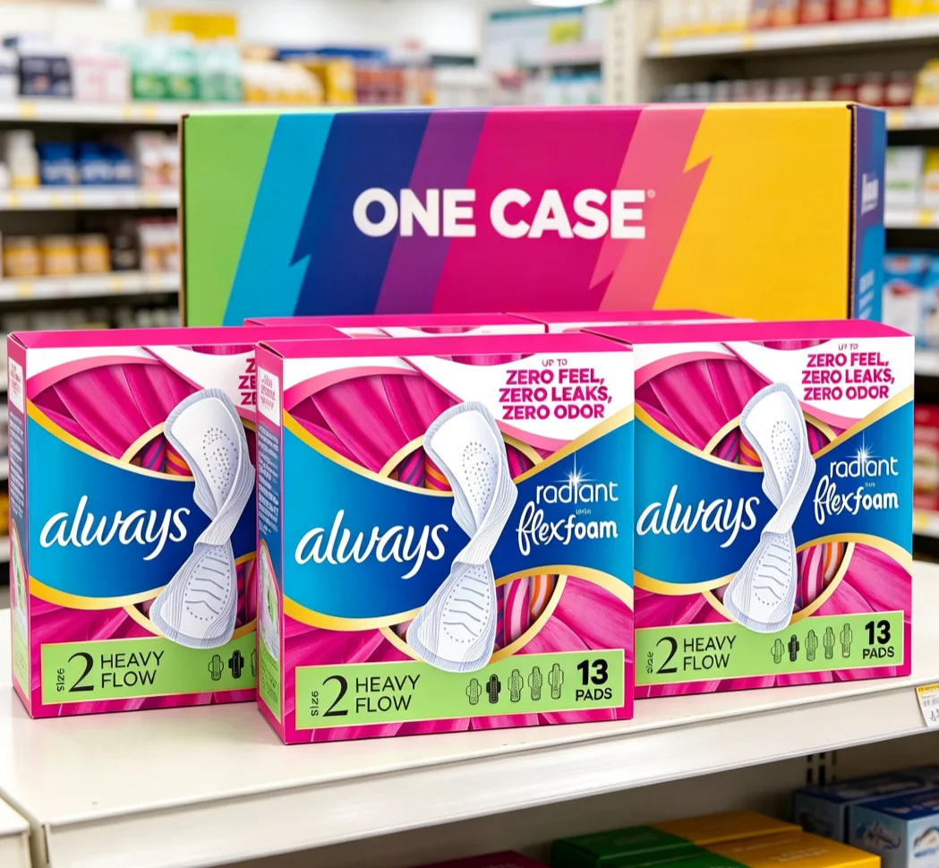 Large-capacity household Heavy Flow Overnight Menstrual Pads with FlexFoam and Wings for Maximum Protection and Comfort
Large-capacity household Heavy Flow Overnight Menstrual Pads with FlexFoam and Wings for Maximum Protection and Comfort