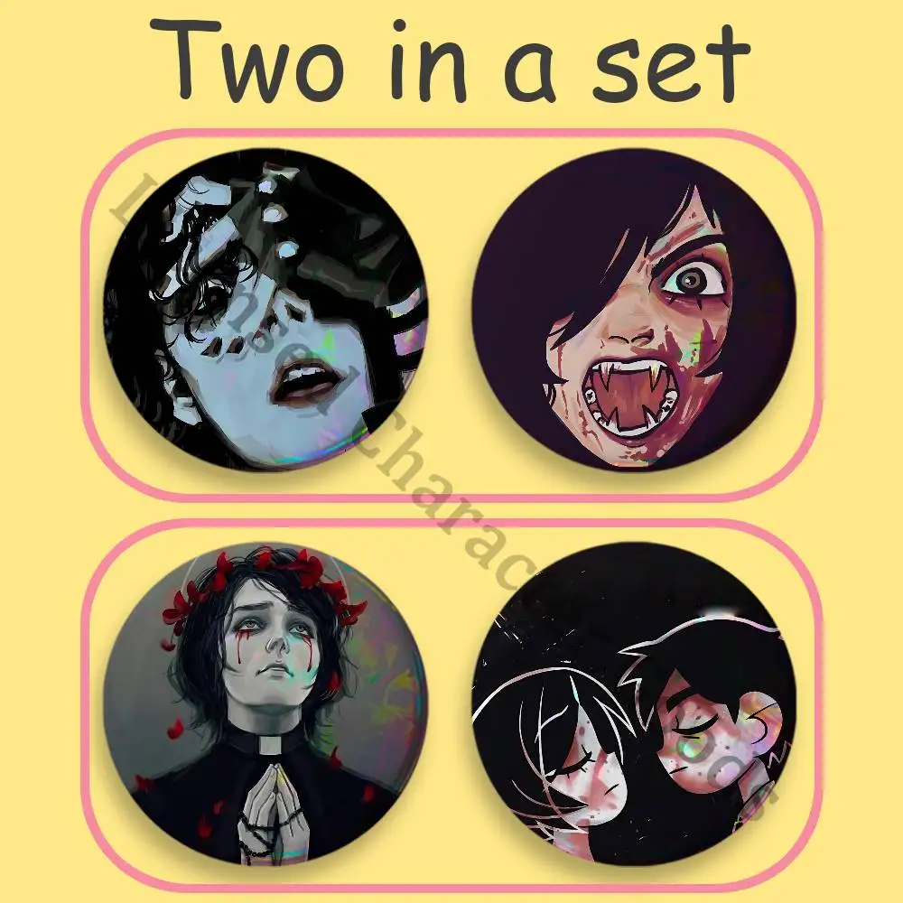 G-Gerard W-Way M-MCR Fanart Badges 25 32 44 58 75 mm Round Cosplay Pin Backpack Decor Collect Gifts Brooch 2-piece set
G-Gerard W-Way M-MCR Fanart Badges 25 32 44 58 75 mm Round Cosplay Pin Backpack Decor Collect Gifts Brooch 2-piece set