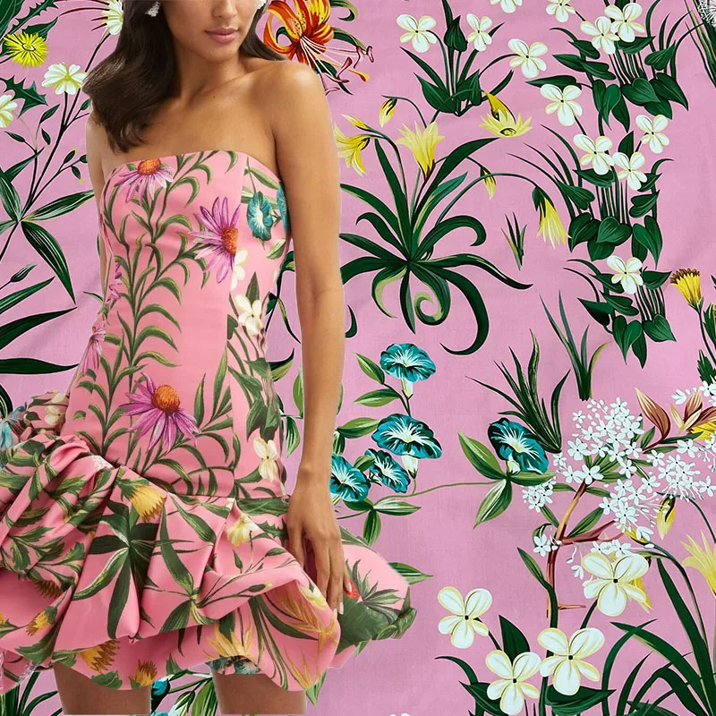 Plant and Flower Printed Poplin Cotton Fabric For Women's Fashion Show Dress Blouse Handmade DIY Cloth Sewing Material
Plant and Flower Printed Poplin Cotton Fabric For Women's Fashion Show Dress Blouse Handmade DIY Cloth Sewing Material