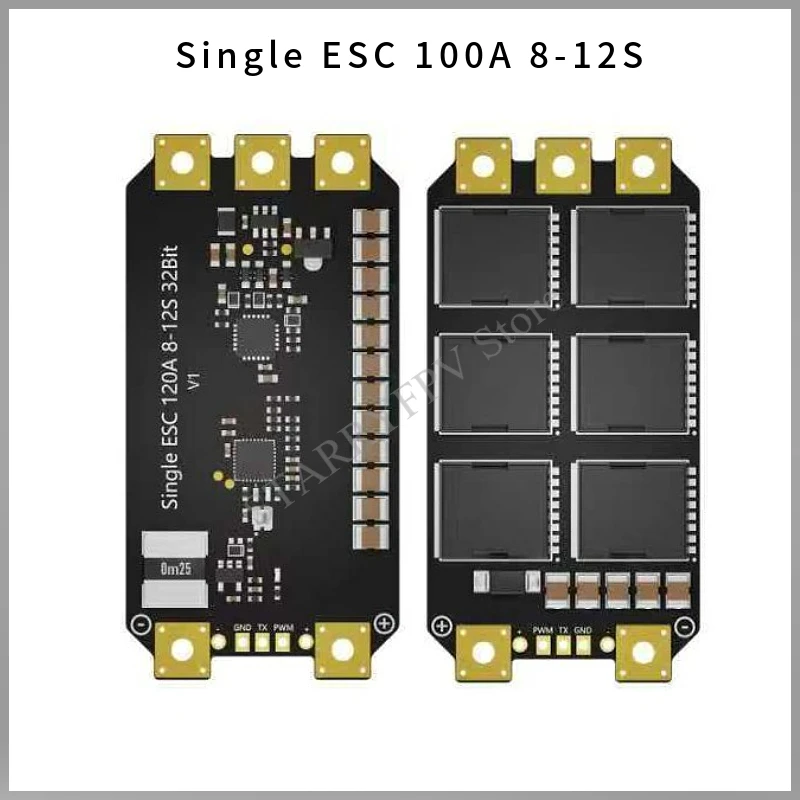Aocoda-RC 100A/120A AM32 ESC 8-12S Lipo Single ESC Suitable for Remote Control Models New Electronic Component
Aocoda-RC 100A/120A AM32 ESC 8-12S Lipo Single ESC Suitable for Remote Control Models New Electronic Component