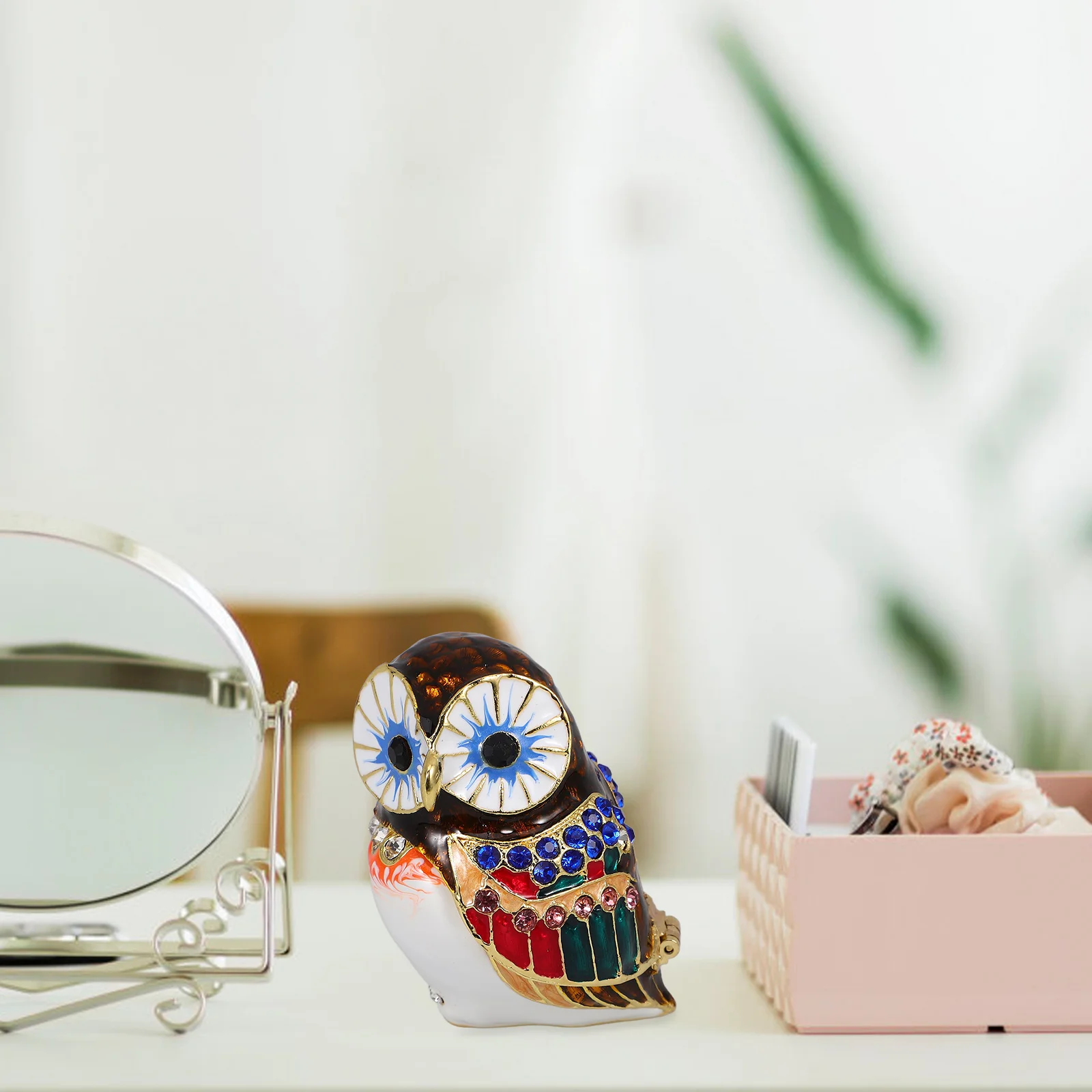 Cute Mini Owl Jewelry Decorative Trinket Storage Ring Earrings Organizer Lovely Gift For Women Home Bookshelf Decorative Jewelry
Cute Mini Owl Jewelry Decorative Trinket Storage Ring Earrings Organizer Lovely Gift For Women Home Bookshelf Decorative Jewelry