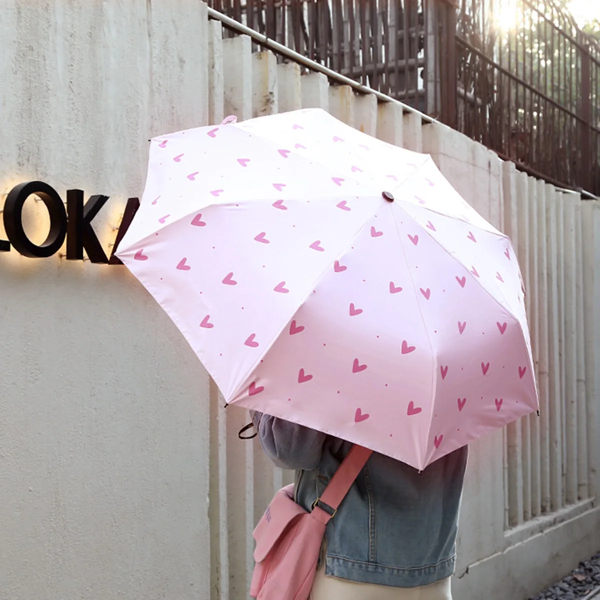 Umbrella Lightweight Heart Pattern Folding Pink Travel Unisex Sun Rain Protection Durable Practical Gift
Umbrella Lightweight Heart Pattern Folding Pink Travel Unisex Sun Rain Protection Durable Practical Gift