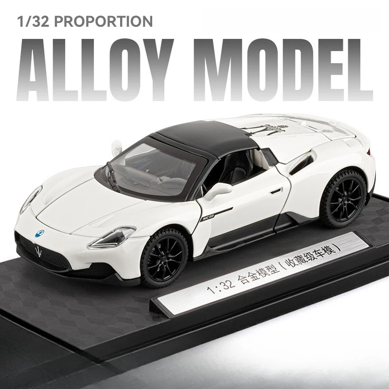 1:32 MC20 Sports Car Simulation Diecast Metal Alloy Model car Sound Light Pull Back Collection Toy Gifts
1:32 MC20 Sports Car Simulation Diecast Metal Alloy Model car Sound Light Pull Back Collection Toy Gifts