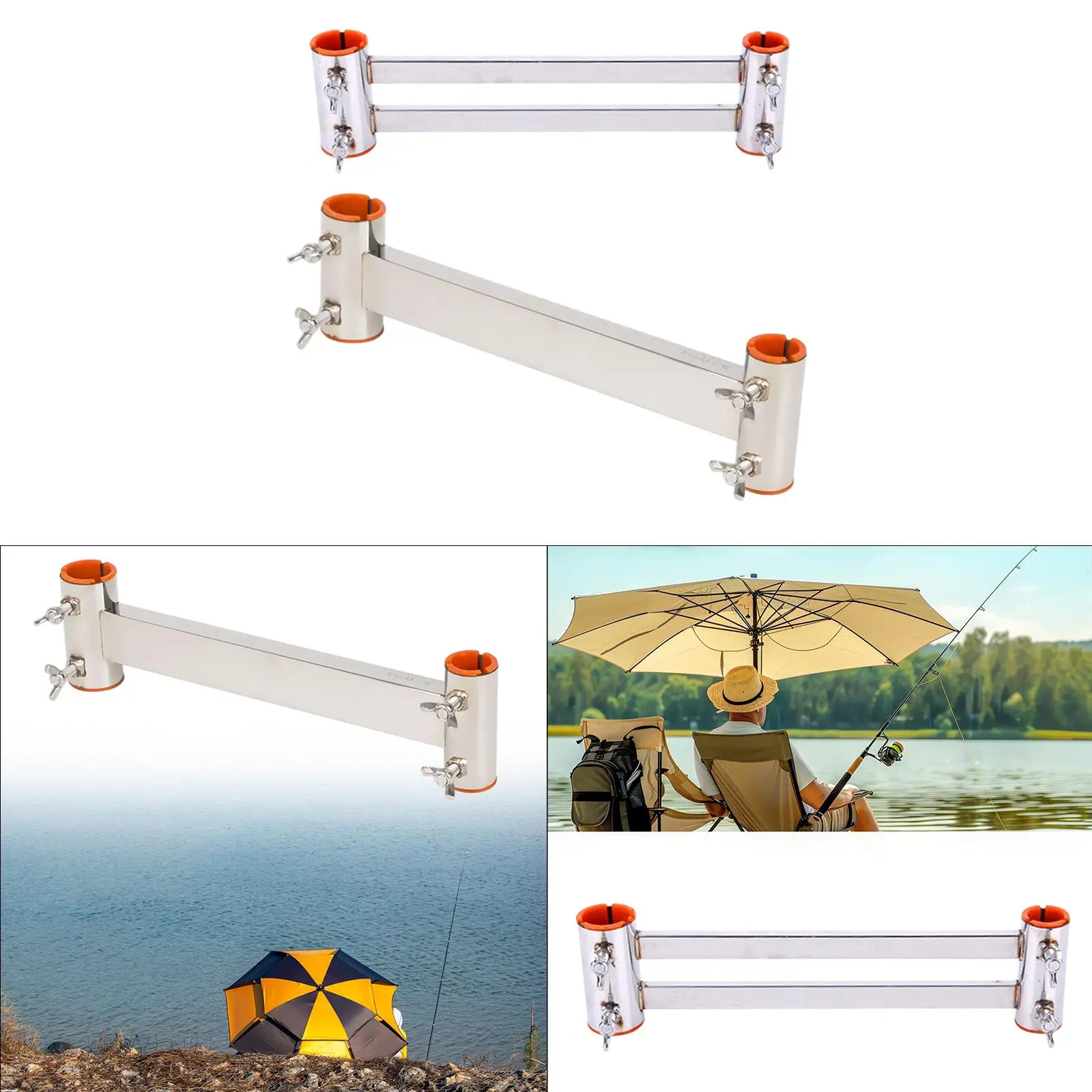 Fishing Umbrella Stand Sturdy Stainless Steel Compact Fishing Umbrella Mount
Fishing Umbrella Stand Sturdy Stainless Steel Compact Fishing Umbrella Mount