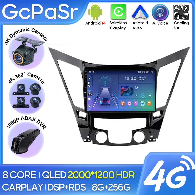 Car Radio For Hyundai Sonata 6 YF 2009 - 2014 GPS Navigation Android Auto Carplay Video 5G Wifi No 2din DVD
Car Radio For Hyundai Sonata 6 YF 2009 - 2014 GPS Navigation Android Auto Carplay Video 5G Wifi No 2din DVD