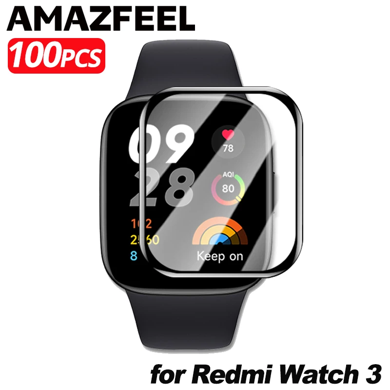 100 шт. пленки для Redmi Watch 3, защитная пленка для экрана, 3D изогнутая пленка для Xiaomi Redmi Watch3, защитная пленка, аксессуары
100 шт. пленки для Redmi Watch 3, защитная пленка для экрана, 3D изогнутая пленка для Xiaomi Redmi Watch3, защитная пленка, аксессуары