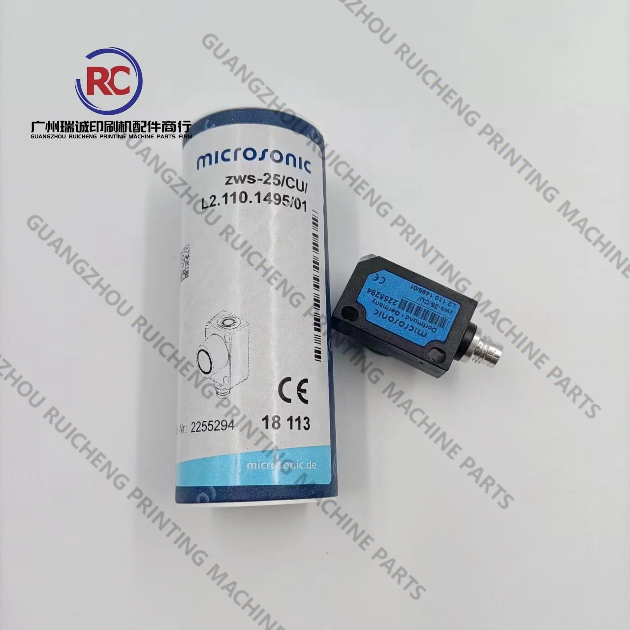 L2.110.1495/01 Microsonic Sensor for Heidelberg Printing Machine Spare Parts
L2.110.1495/01 Microsonic Sensor for Heidelberg Printing Machine Spare Parts