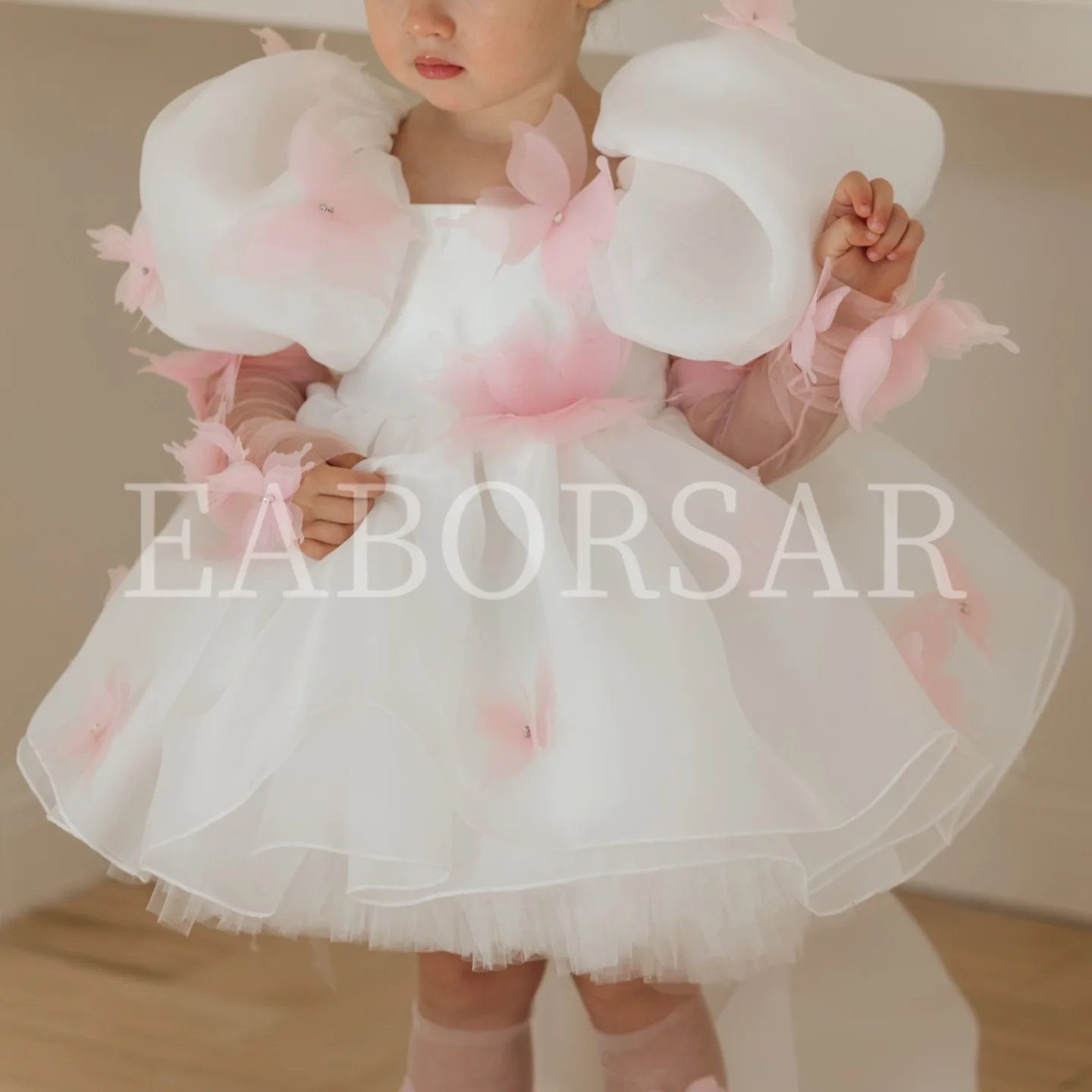 Flower Girl Wedding Dress Tutu Princess Gown Baby Toddler Birthday Party Performance Costume Summer White Pink Floral Decoration
Flower Girl Wedding Dress Tutu Princess Gown Baby Toddler Birthday Party Performance Costume Summer White Pink Floral Decoration