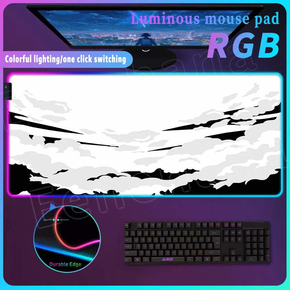 RGB Pink Cloud 3D Gaming Mouse Pad Technology Gaming Accessories PC Cool Office Table Pad Rubber Anti-Slip Keyboard Table Pad
RGB Pink Cloud 3D Gaming Mouse Pad Technology Gaming Accessories PC Cool Office Table Pad Rubber Anti-Slip Keyboard Table Pad