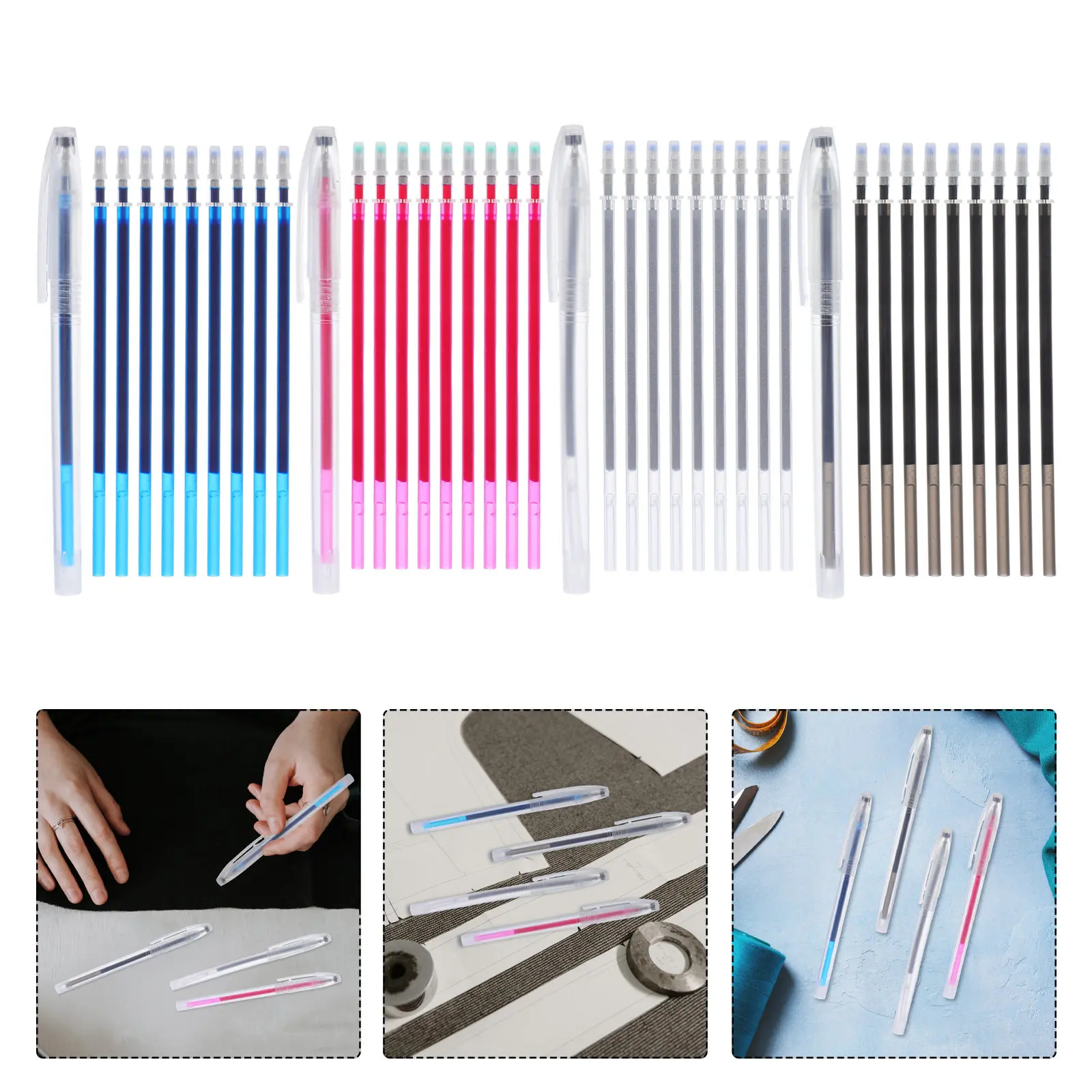 1Set Disappearing Ink Fabric Pens Water Soluble Erasable Markers for Embroidery Cross Stitch Sewing Quilting Craft Projects
1Set Disappearing Ink Fabric Pens Water Soluble Erasable Markers for Embroidery Cross Stitch Sewing Quilting Craft Projects