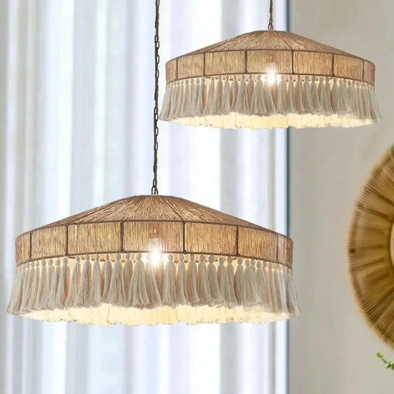 Rerto Art Bohemian Chandelier Nordic Chandelier With Tassels For Bedroom Living Room Kitchen Shop Handmade Rustic Pendant
Rerto Art Bohemian Chandelier Nordic Chandelier With Tassels For Bedroom Living Room Kitchen Shop Handmade Rustic Pendant