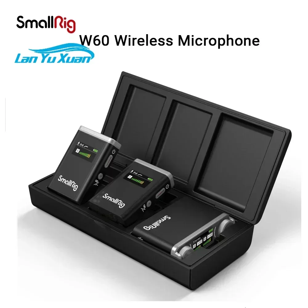 SmallRig Forevala W60 Wireless Mic Microphone System Lapel Lavalier Noise reduction Transmitter Receiver Kit VS LARK 150 rode
SmallRig Forevala W60 Wireless Mic Microphone System Lapel Lavalier Noise reduction Transmitter Receiver Kit VS LARK 150 rode