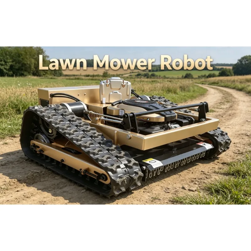 Self-Propelled Robotic Lawn Mower with Professional Drive Cordless Rotary Grass Cutter Remote-controlled Crawler Lawn Mower
Self-Propelled Robotic Lawn Mower with Professional Drive Cordless Rotary Grass Cutter Remote-controlled Crawler Lawn Mower