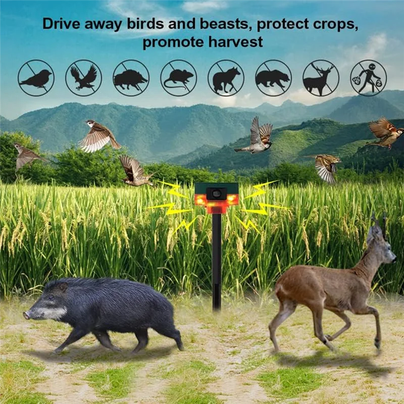 Solar Outdoor Motion Sensor Siren, 360° Detection Siren, Animal Repellent, Voice Recording Speaker 129Db Easy Install
Solar Outdoor Motion Sensor Siren, 360° Detection Siren, Animal Repellent, Voice Recording Speaker 129Db Easy Install