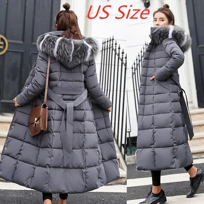 2025 New Fashion Women Winter Warm Bow Belt Fox Fur Collar Long Down Coat Women Outside Long Dress Thick Down Jacket
2025 New Fashion Women Winter Warm Bow Belt Fox Fur Collar Long Down Coat Women Outside Long Dress Thick Down Jacket
