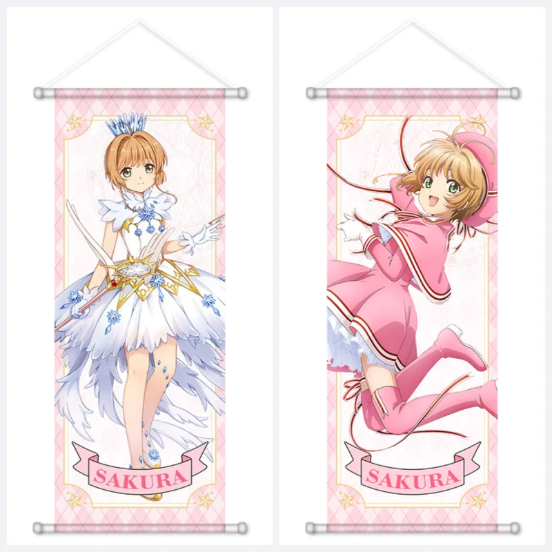 Card Captor Sakura Anime KINOMOTO SAKURA Scroll Canvas Wall Hanging Painting Home Decor Poster Wall Art Room Decoration Gift
Card Captor Sakura Anime KINOMOTO SAKURA Scroll Canvas Wall Hanging Painting Home Decor Poster Wall Art Room Decoration Gift