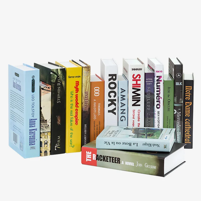 8 PCS/set Fake Books Decorations Decorative Book for Rooms Props Book Curious Cabinet Ornaments Hotel Club Fashion Random 8 Pcs
8 PCS/set Fake Books Decorations Decorative Book for Rooms Props Book Curious Cabinet Ornaments Hotel Club Fashion Random 8 Pcs