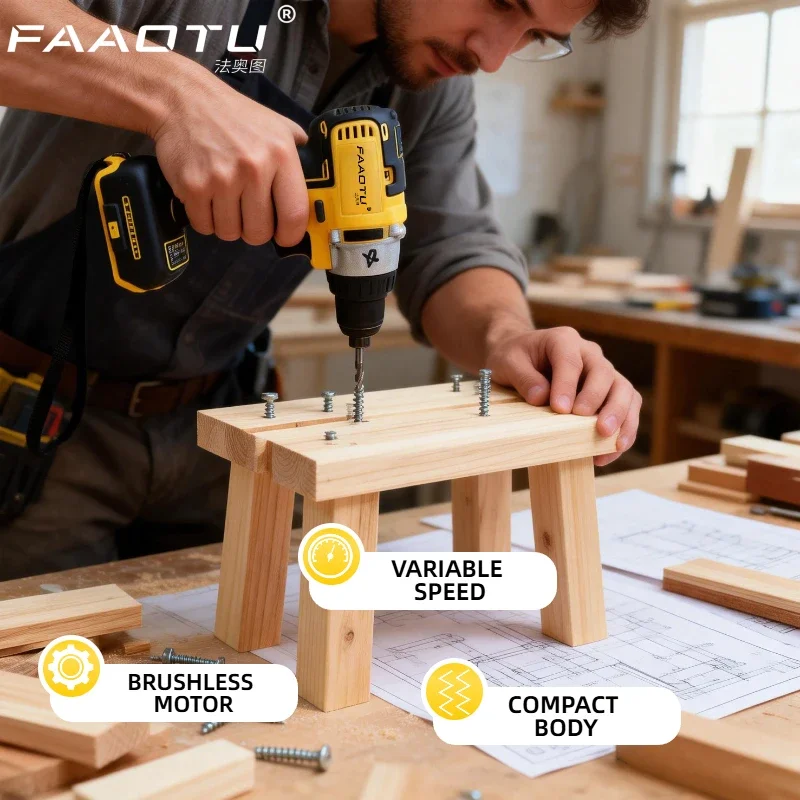 Аккумуляторный ударный шуруповерт FAAOTU DCF887, электрическая ударная дрель, совместима с аккумулятором DW 20V (батарея в комплект не входит)
Аккумуляторный ударный шуруповерт FAAOTU DCF887, электрическая ударная дрель, совместима с аккумулятором DW 20V (батарея в комплект не входит)