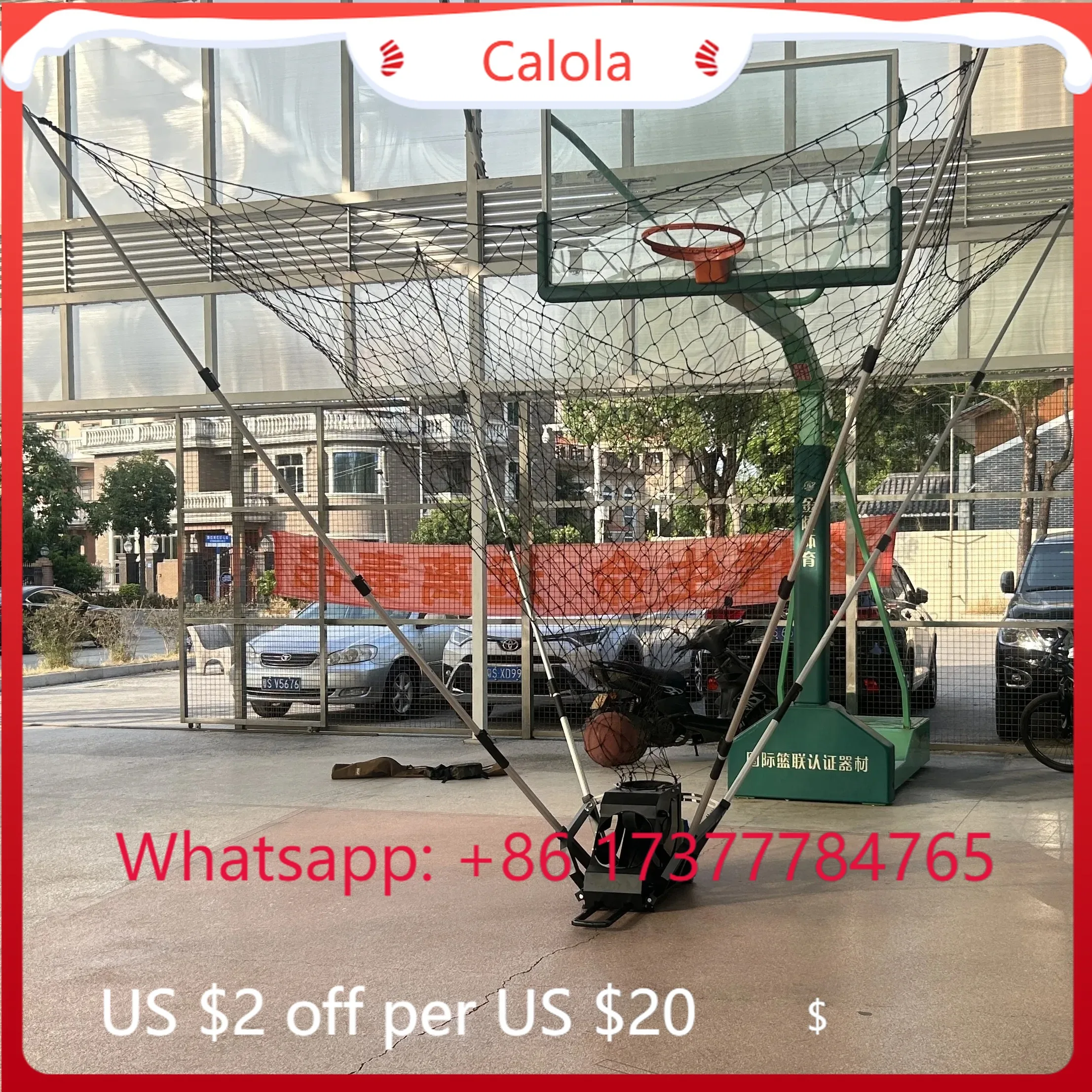Mini Automatic Basketball Shooting Machine with 2/3-Point Ball Return & Car-Mount Training System
Mini Automatic Basketball Shooting Machine with 2/3-Point Ball Return & Car-Mount Training System