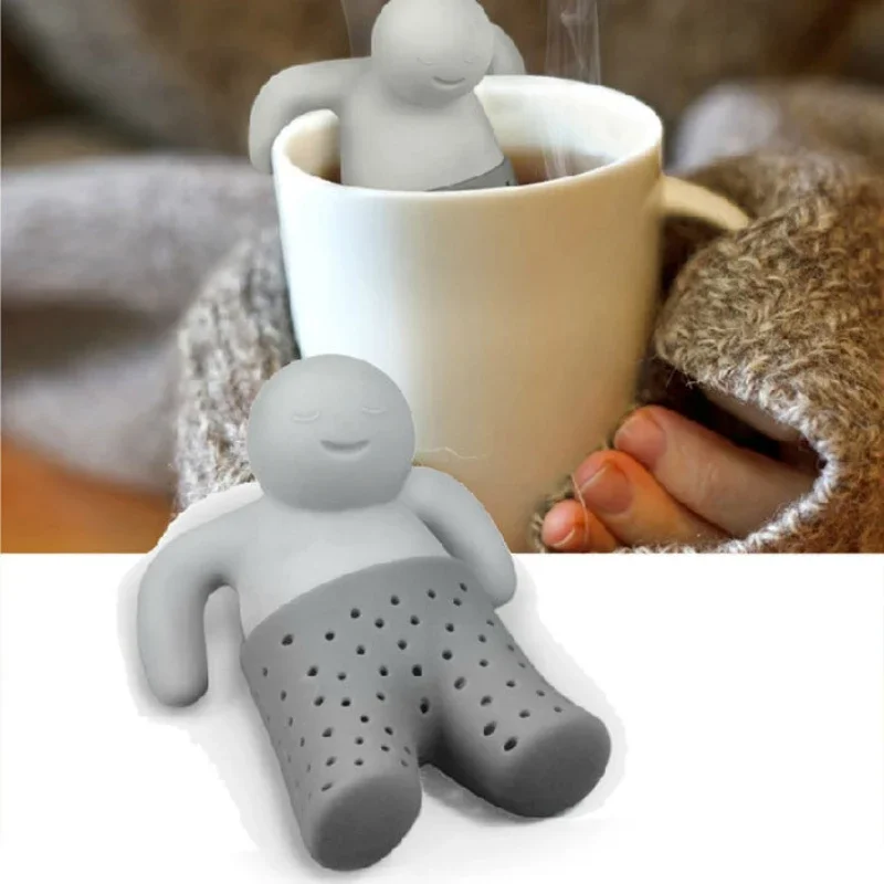 Interesting Silicone Tea Strainer Cute Cartoon Lazy Portable CreativeVillain Filter Brewing Making Teapot Kitchen Accessories
Interesting Silicone Tea Strainer Cute Cartoon Lazy Portable CreativeVillain Filter Brewing Making Teapot Kitchen Accessories