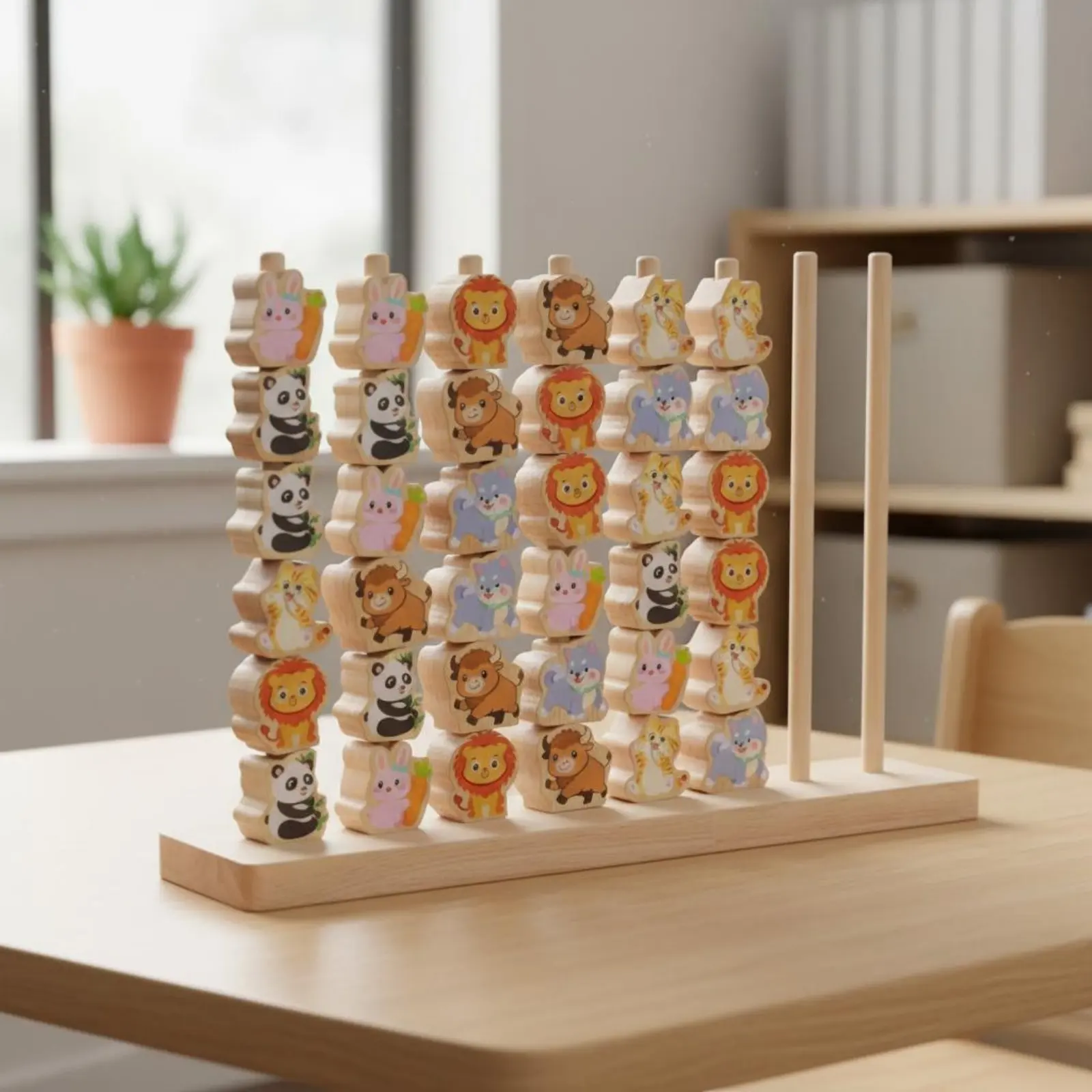 Creature Bead Threading Toy Early Learning Educational Counting Toy Wooden Creature Stacker Fine Movement Skills Wooden Lacing
Creature Bead Threading Toy Early Learning Educational Counting Toy Wooden Creature Stacker Fine Movement Skills Wooden Lacing