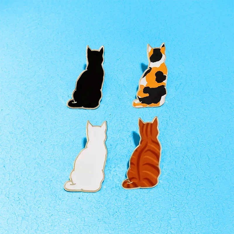 AniPins Cartoon Back Cat Pins 4-design Metal Enamel Pets Kitty Animal Brooch Pin On Clothes Backpack Friends Gifts
AniPins Cartoon Back Cat Pins 4-design Metal Enamel Pets Kitty Animal Brooch Pin On Clothes Backpack Friends Gifts