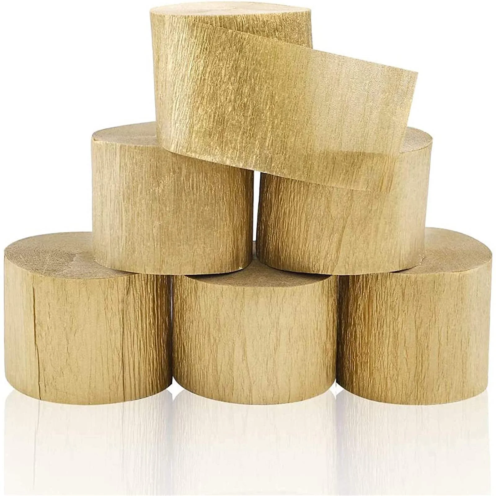 3 Rolls Gold Crepe Paper Streamers for Birthday Party Wedding Festival Decorations New Year Winter Christmas Gold Party Decor
3 Rolls Gold Crepe Paper Streamers for Birthday Party Wedding Festival Decorations New Year Winter Christmas Gold Party Decor