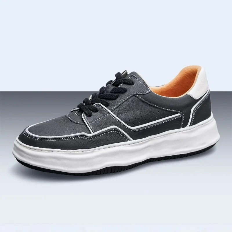 Designer Luxury Sport Casual Shoes Men Genuine Leather Sneakers Breathable Thick Sole Outdoor Derby Walking High Quality Shoes
Designer Luxury Sport Casual Shoes Men Genuine Leather Sneakers Breathable Thick Sole Outdoor Derby Walking High Quality Shoes