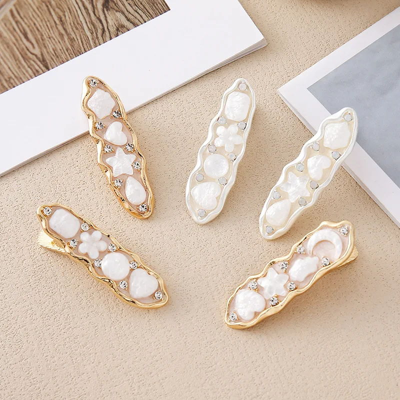 Fairy Starry Sea Cloud Hair Clip for Women Side Bangs Fresh Sweet Duckbill Clip Hair Accessories Sturdy
Fairy Starry Sea Cloud Hair Clip for Women Side Bangs Fresh Sweet Duckbill Clip Hair Accessories Sturdy
