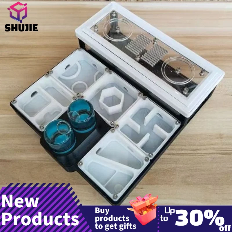 Обучающее муравьиное гнездо, 3D художественный дизайн, игрушка с живоими муравьями, инструмент для просмотра, милый мини-замок муравьи, домашние пары, подарок для детей
Обучающее муравьиное гнездо, 3D художественный дизайн, игрушка с живоими муравьями, инструмент для просмотра, милый мини-замок муравьи, домашние пары, подарок для детей