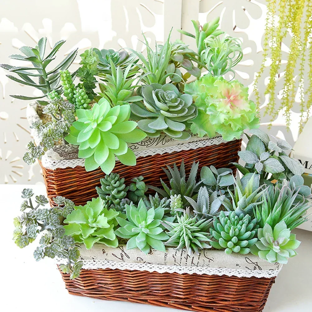 Fake Flower Floral Décor Creative Green Simulated Succulent Decor Green Plant Flower Head Plant Wall Accessories
Fake Flower Floral Décor Creative Green Simulated Succulent Decor Green Plant Flower Head Plant Wall Accessories