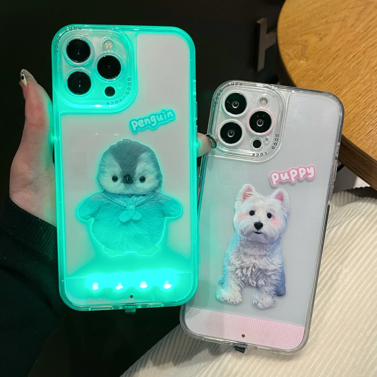 Cartoon Kitty Cat Five Color Luminous Call Light Up Flash Phone Case For iPhone 17 16 15 13 12 11 Pro Max 14 Plus Bumper Cover
Cartoon Kitty Cat Five Color Luminous Call Light Up Flash Phone Case For iPhone 17 16 15 13 12 11 Pro Max 14 Plus Bumper Cover