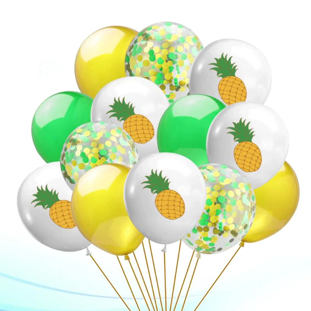 15Pcs Pineapple Themed Balloons Festive Hawaii Party Balloon Kit Vibrant Sequin Design Ideal for Birthday Celebration
15Pcs Pineapple Themed Balloons Festive Hawaii Party Balloon Kit Vibrant Sequin Design Ideal for Birthday Celebration