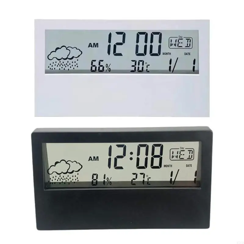 E7CD Desktop Thermometers Hygrometer with Time Display Indoor Baby Room Office Temperature Measurement Meter Gauges
E7CD Desktop Thermometers Hygrometer with Time Display Indoor Baby Room Office Temperature Measurement Meter Gauges