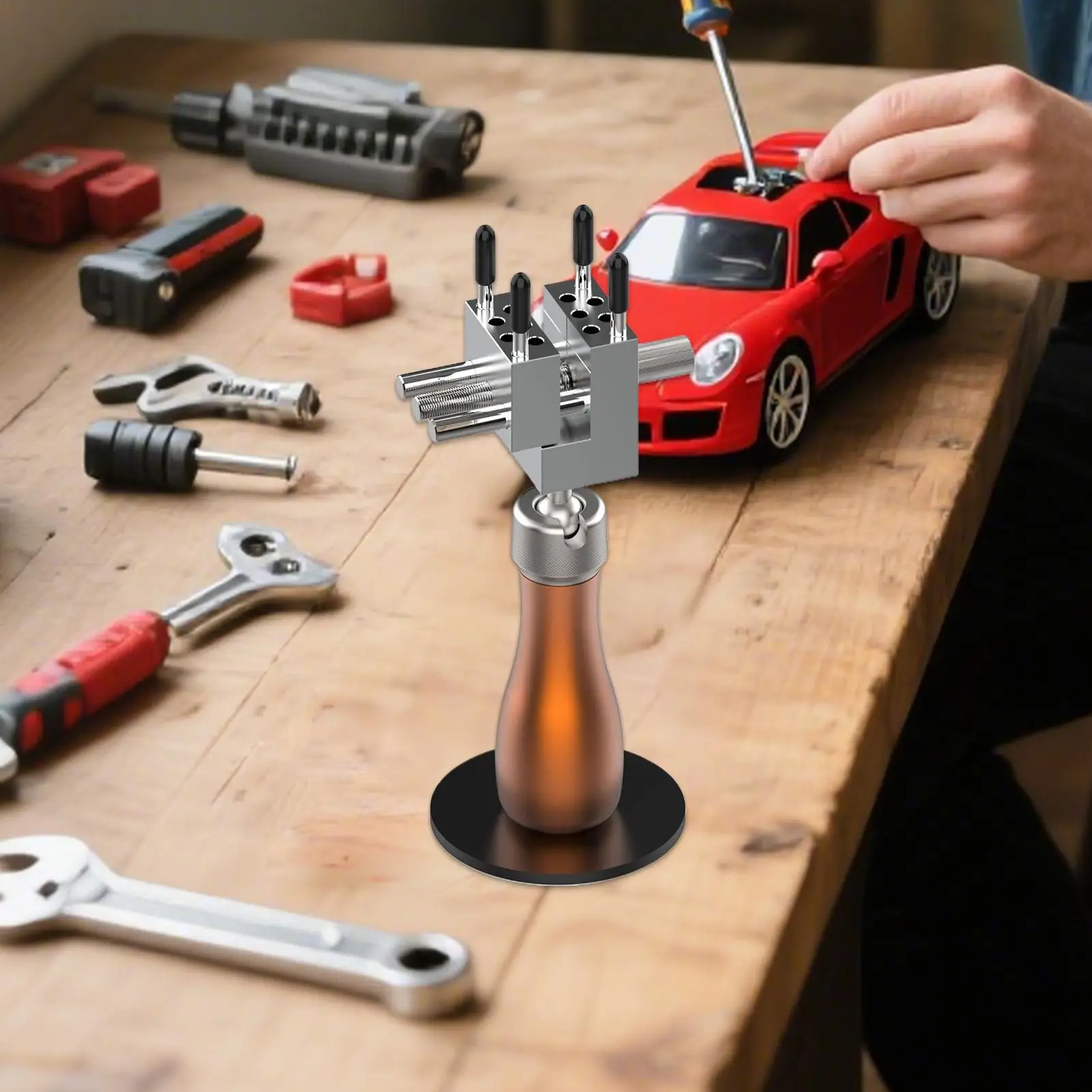 Маленькие тиски, настольный зажим для модели, портативная рабочая станция для рукоделия для изготовления моделей, изготовления ювелирных изделий, деревообработки, поделки
Маленькие тиски, настольный зажим для модели, портативная рабочая станция для рукоделия для изготовления моделей, изготовления ювелирных изделий, деревообработки, поделки