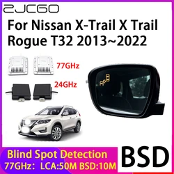 ZJCGO Car Blind Spot Detection BSD Mirror Rear Radar Detection System for Nissan X-Trail X Trail Rogue T32 2013~2022 ZJCGO Car Blind Spot Detection BSD Mirror Rear Radar Detection System for Nissan X-Trail X Trail Rogue T32 2013~2022