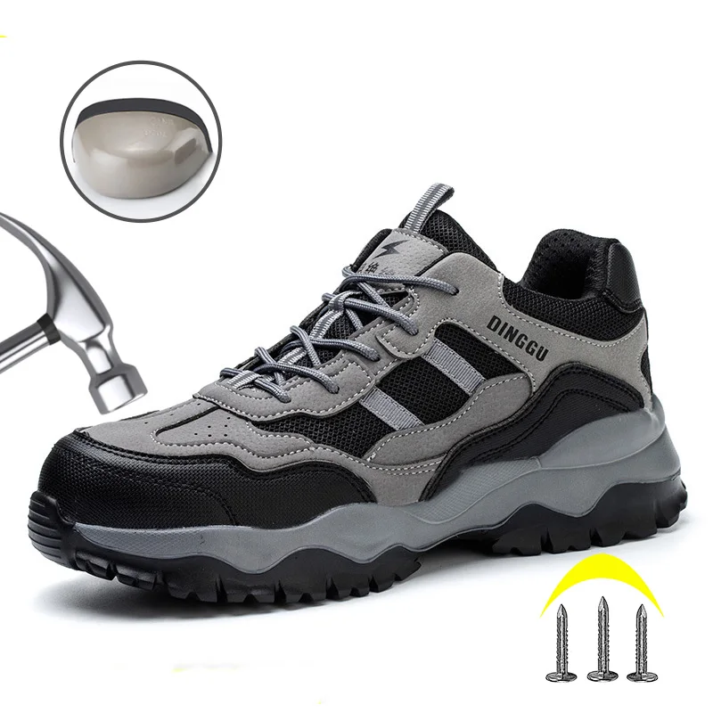 Indestructible Safety Shoes Men Steel Toe Smash-proof Puncture-proof Work Boots Sneakers Breathable Industrial Protection Shoes
Indestructible Safety Shoes Men Steel Toe Smash-proof Puncture-proof Work Boots Sneakers Breathable Industrial Protection Shoes