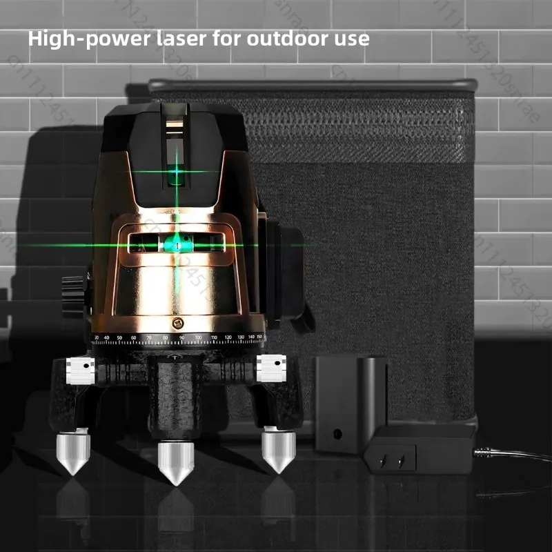 High Power 2/3/5 Lines Laser Level, Outdoor Green Beam, Self-Leveling, Rechargeable
High Power 2/3/5 Lines Laser Level, Outdoor Green Beam, Self-Leveling, Rechargeable