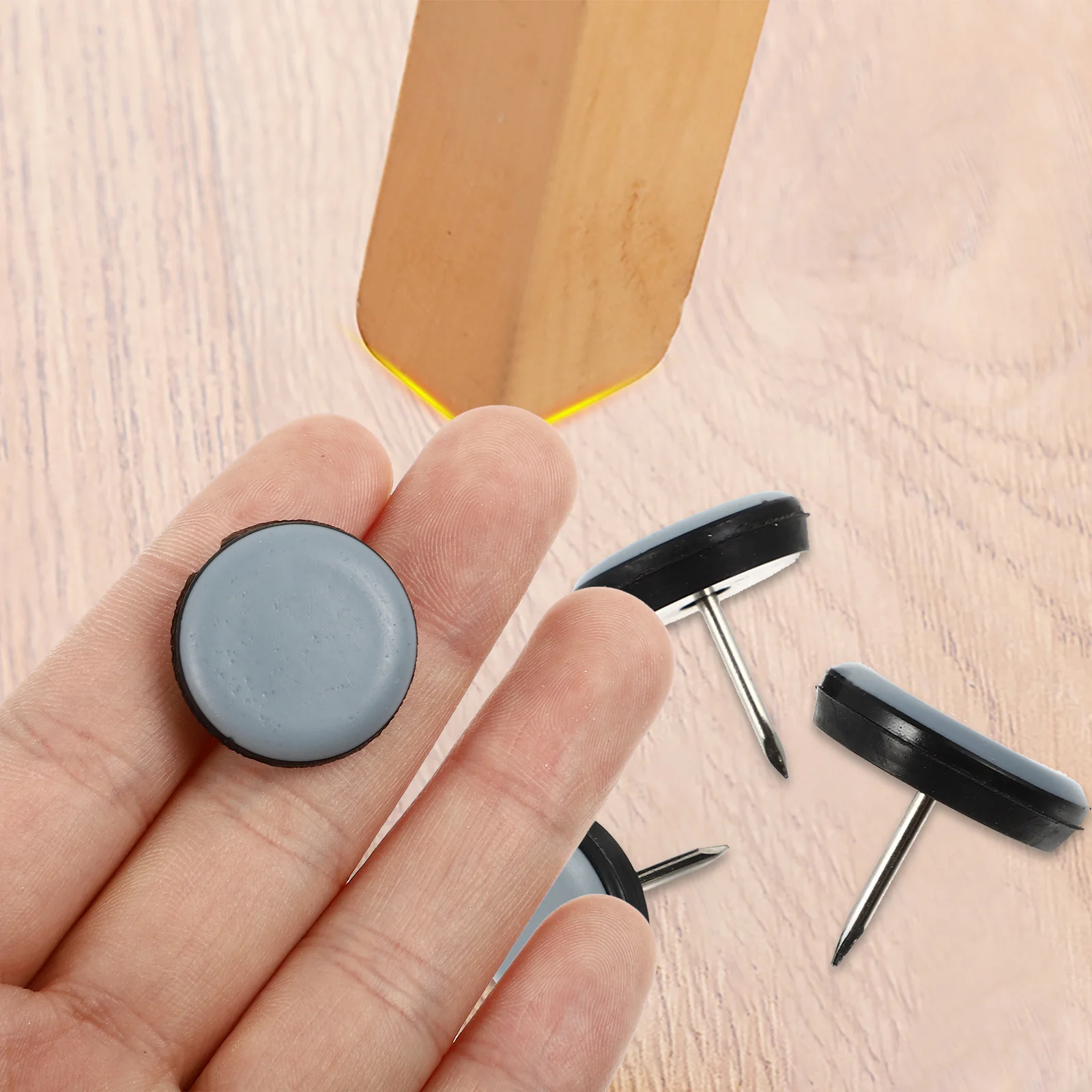 24Pcs Chair Leg Floor Protectors Nail on Furniture Sliders Ptfe Nail in Glides Prevent Noise Scratches for Wood Chairs Tables
24Pcs Chair Leg Floor Protectors Nail on Furniture Sliders Ptfe Nail in Glides Prevent Noise Scratches for Wood Chairs Tables