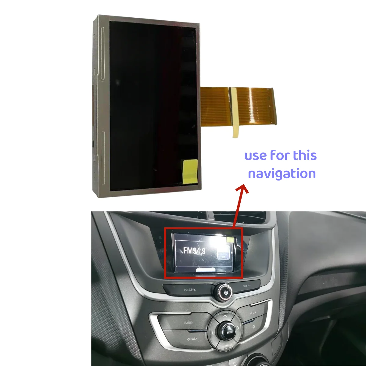 LCD Display For Chevrolet Sail Aveo 2016 2017 2018 2019 2020 2021 2022 Center FM Radio Screen
LCD Display For Chevrolet Sail Aveo 2016 2017 2018 2019 2020 2021 2022 Center FM Radio Screen